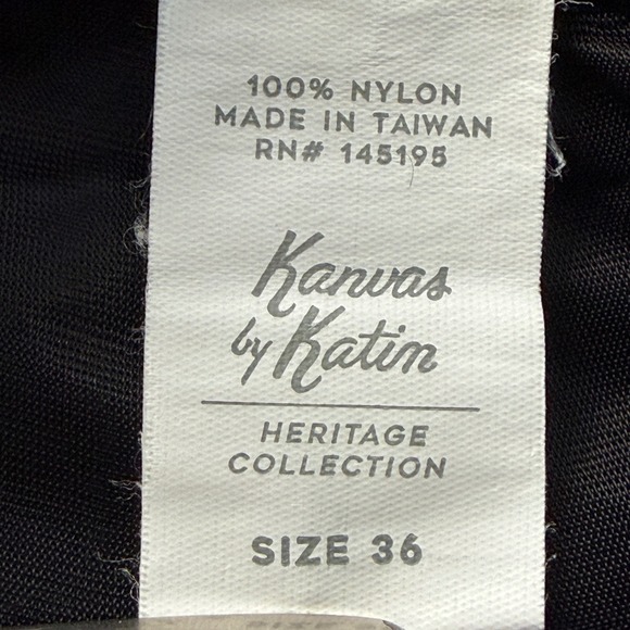 Kanvas by Katin Heritage Collection Mens Black Board Shorts Surf Trunks Size 36 - Picture 3 of 10